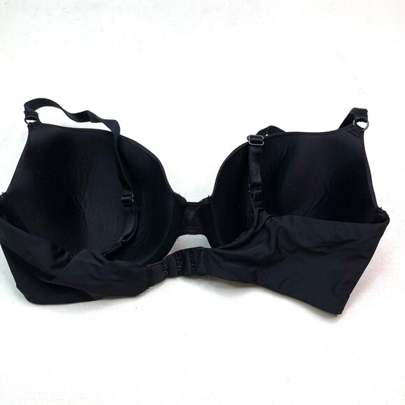 Victoria's Secret 36D Black Demi Bust Bra Lined Underwire Adjustable Straps - Picture 5 of 14